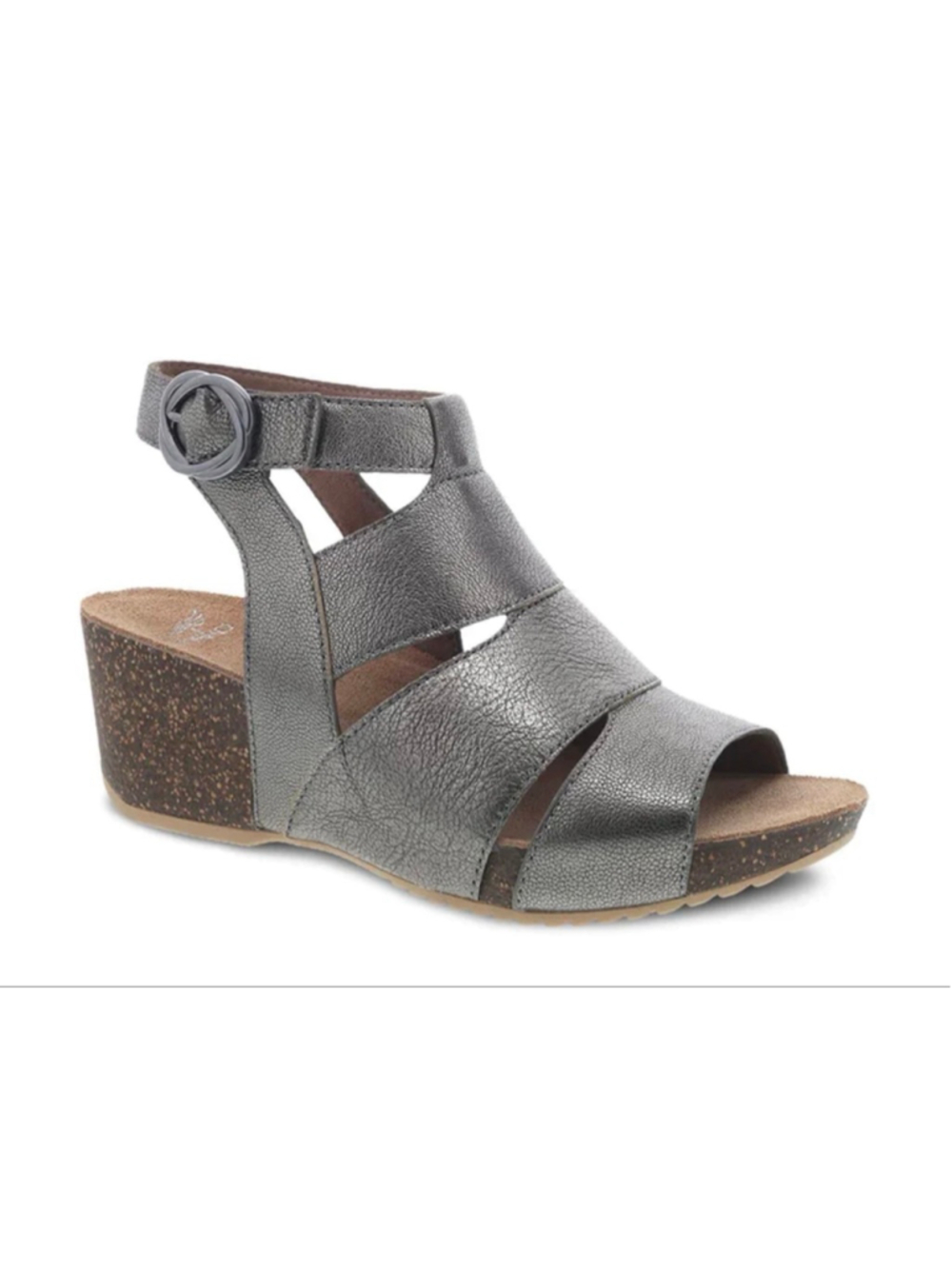 Dansko Sera leather open toe wedge sandals 9.5